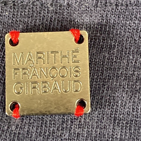 EUC Marithe Francois Girbaud Mens XXL Blue Striped Polo - Picture 3 of 10